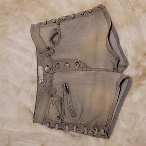 Free People Lone Ranger Lace Up Shorts